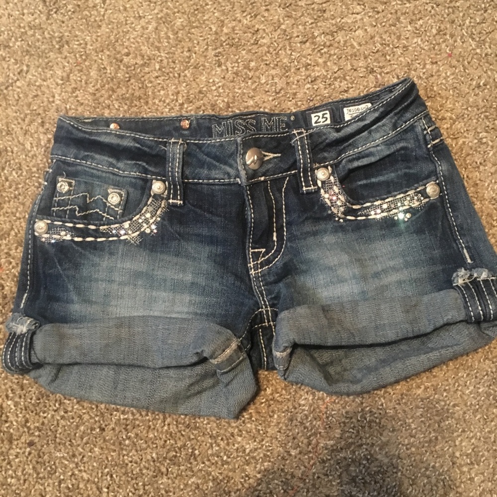 Missed Me denim Shorts